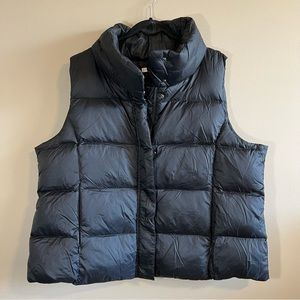 Eileen Fisher Women’s Black Puffer Vest 2X
